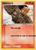Dabbing Cat