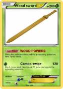 Wood sword