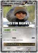 I hate justin