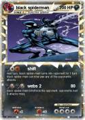 black spiderman