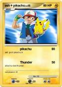 ash + pikachu