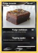 Fudge brownie Fudge brownie