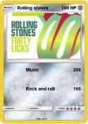 Rolling stones