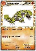 Gold Groudon