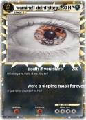 warning!! doint stare warning!! doint
