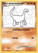 I am a stegosaurus I am a