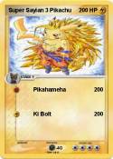 Super Sayian 3 Pikachu Super Sayian 3