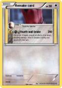 Remake card Remake card