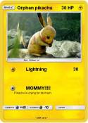 Orphan pikachu