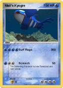Matt's Kyogre