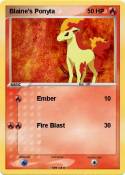 Blaine's Ponyta