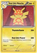 Red Orb Pikachu
