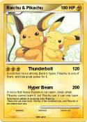 Raichu & Pikachu Raichu &