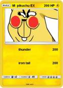 M pikuchu EX