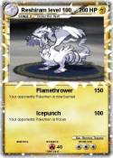 Reshiram level 100 Reshiram level