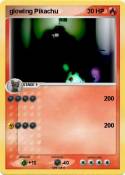 glowing Pikachu