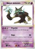 Mutant alakazam