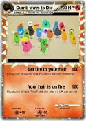 Dumb ways to
