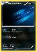 black and blue