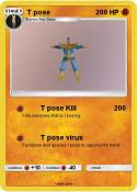 T pose