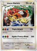 Unova Starters