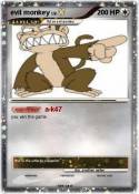 evil monkey