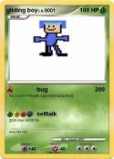 gliding boy