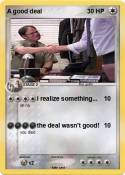 A good deal A good deal