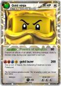 Gold ninja