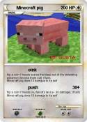 Minecraft pig Minecraft pig