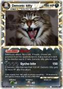 Demonic kitty