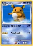 Surfing raichu