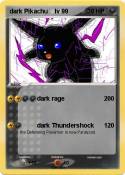 dark Pikachu lv