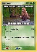 bear frog