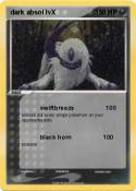 dark absol lvX