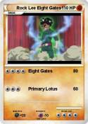 Rock Lee Eight Gates Rock Lee Eight