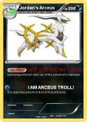 Jordan's Arceus
