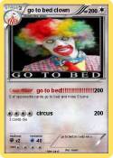 go to bed clown