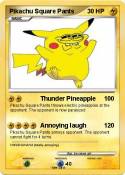 Pikachu Square Pants Pikachu Square