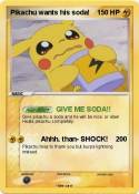 Pikachu wants