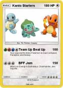 Kanto Starters Kanto Starters
