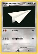 Paper airplane