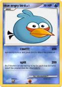 blue angry bird