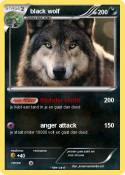 black wolf