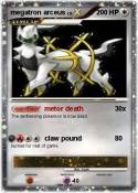 megatron arceus