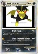 Dark pikachu