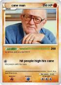 cane man