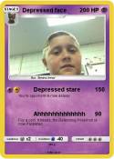 Depressed face Depressed face