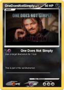OneDoesNotSimply