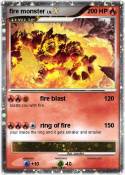 fire monster